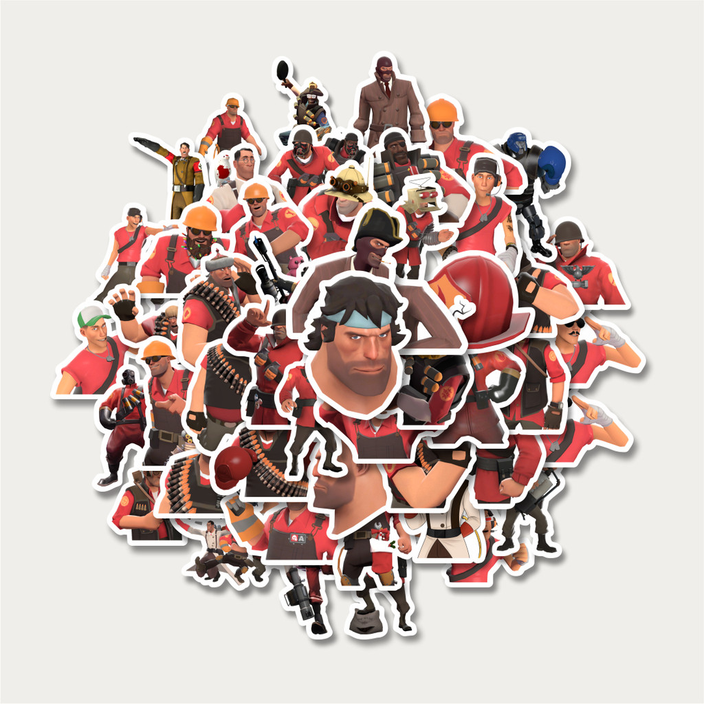 

Sticker Pack Stiker Game Series Team Fortres Character V8 | Sticker TUMBLR | Stiker LAPTOP KOPER HELM