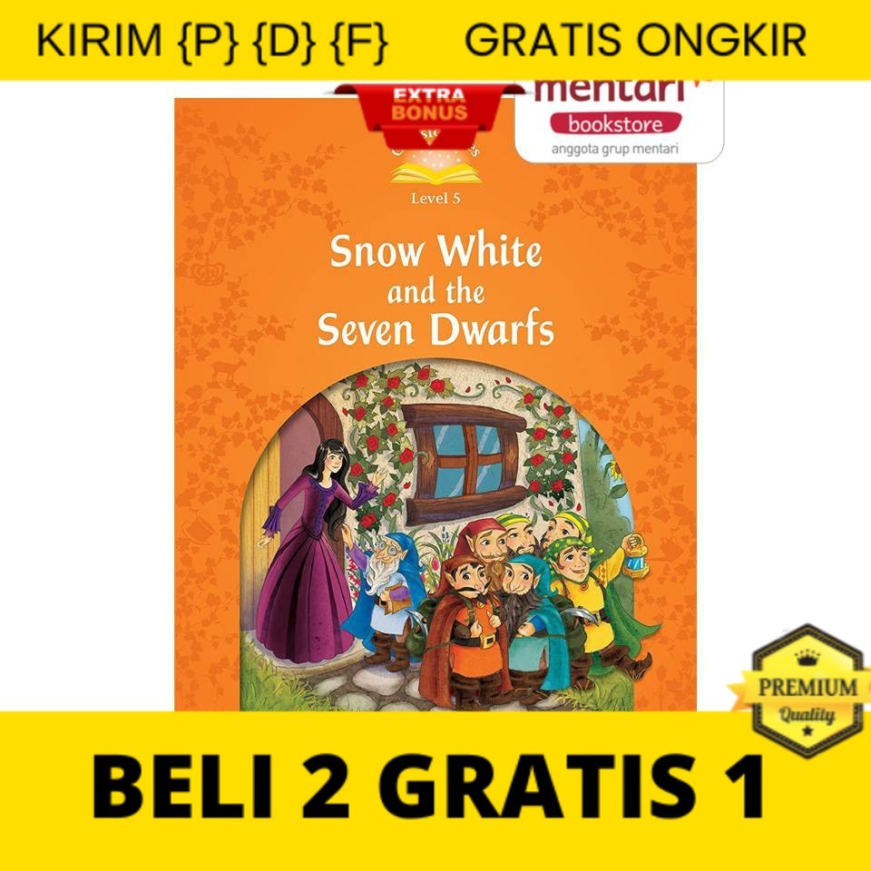 

{P} {D} {F} Snow White and the Seven Dwarfs (Classic Tales Level 5)