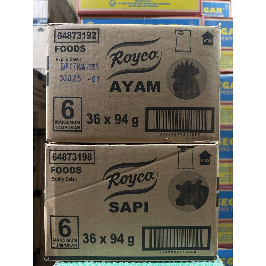 

Royco 94 gram @ 36 bungkus / 1 dus