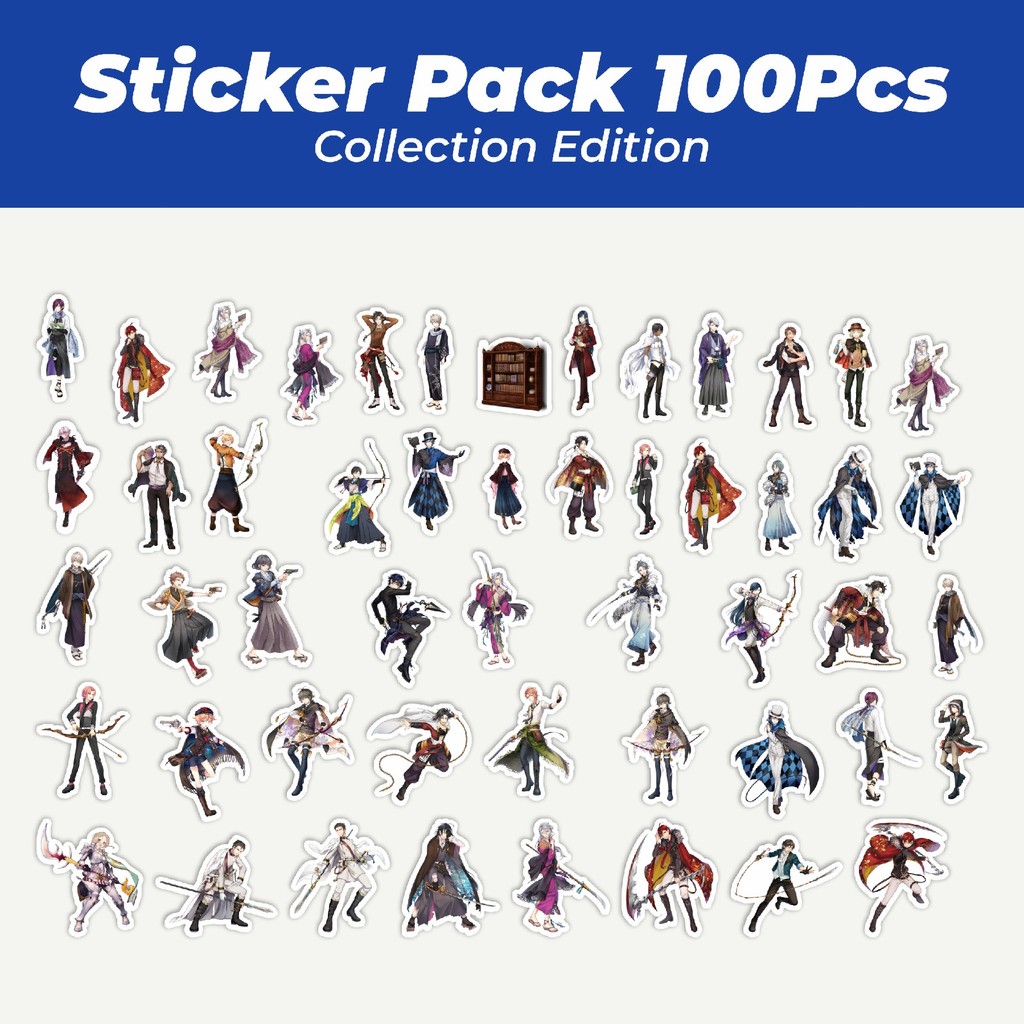 

Hot Stiker Game Series Bungo To Alchemist Character Mix 1 Lucu Anti Air Stikers Berperekat Waterproof Sticker Decal Buat Motor Helm Buku Journal Koper Casing HP Laptop Botol Minum