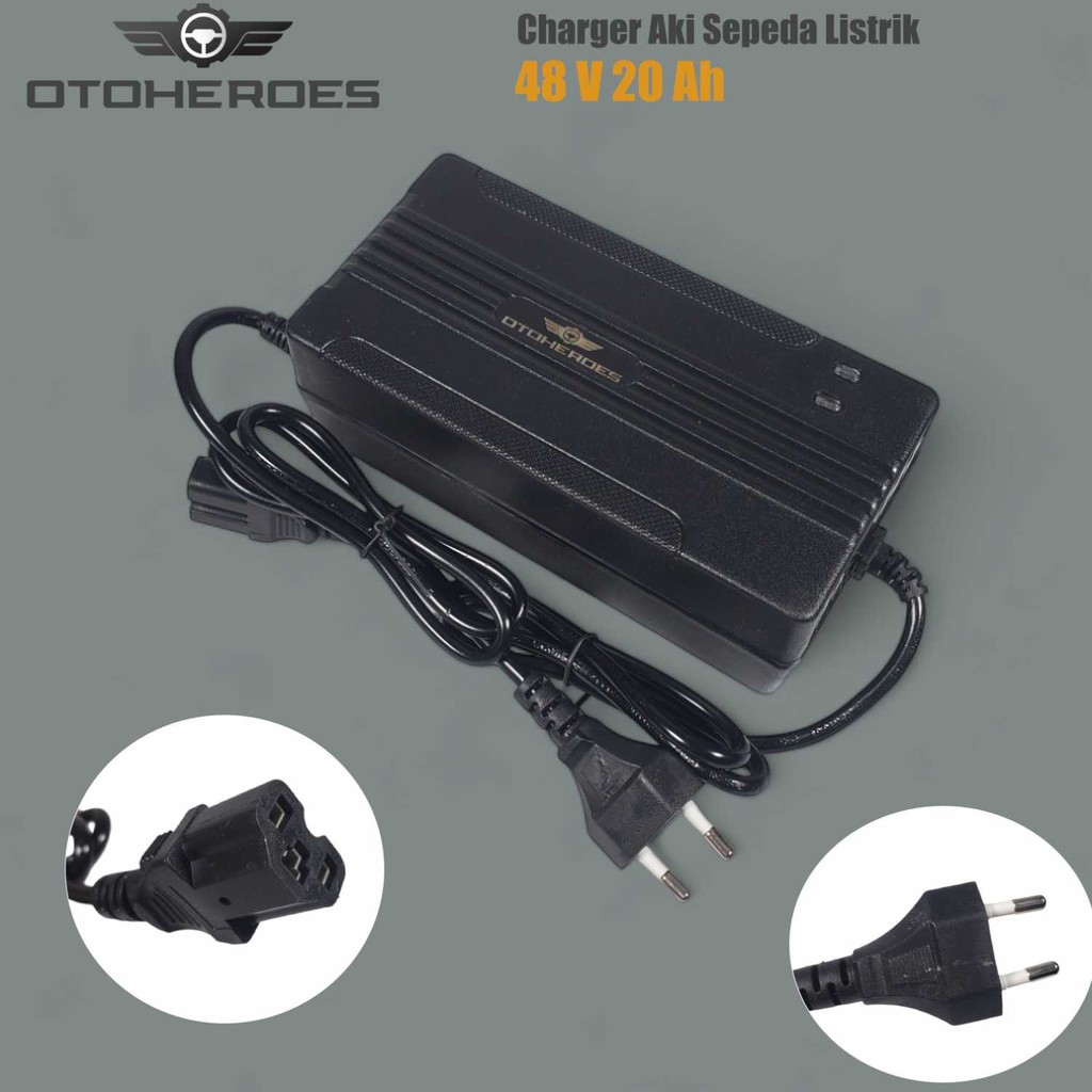 {ORI} OTOHEROES Charger Aki Sepeda Listrik Smart Battery Charger Portable - YF2025