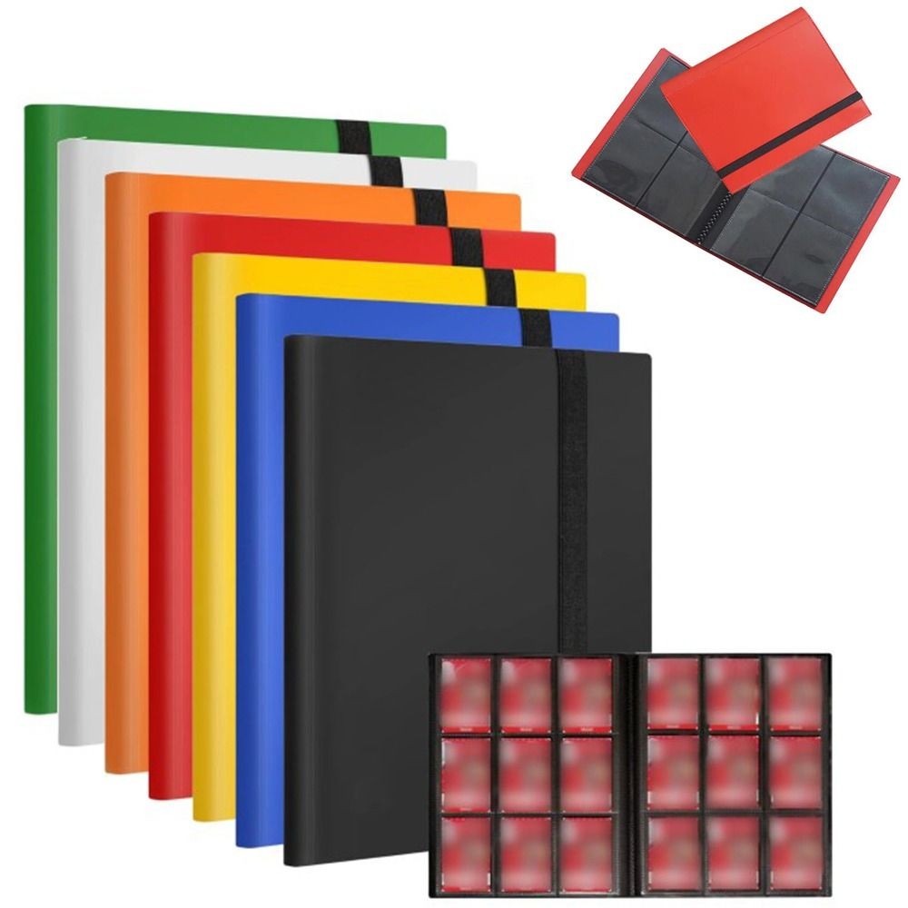 Collectible Card Binder Album 160/360 Card Holder 4/9 Pockets Trading Card Binder Album Large-capaci