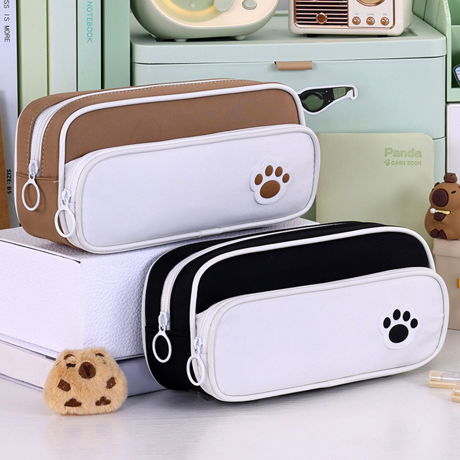 

Kawaii Large Capacity Pen Bag Korean Pencil Pouch Multilayer School Case Stationery Holder Bag Student Back to School Supplies
