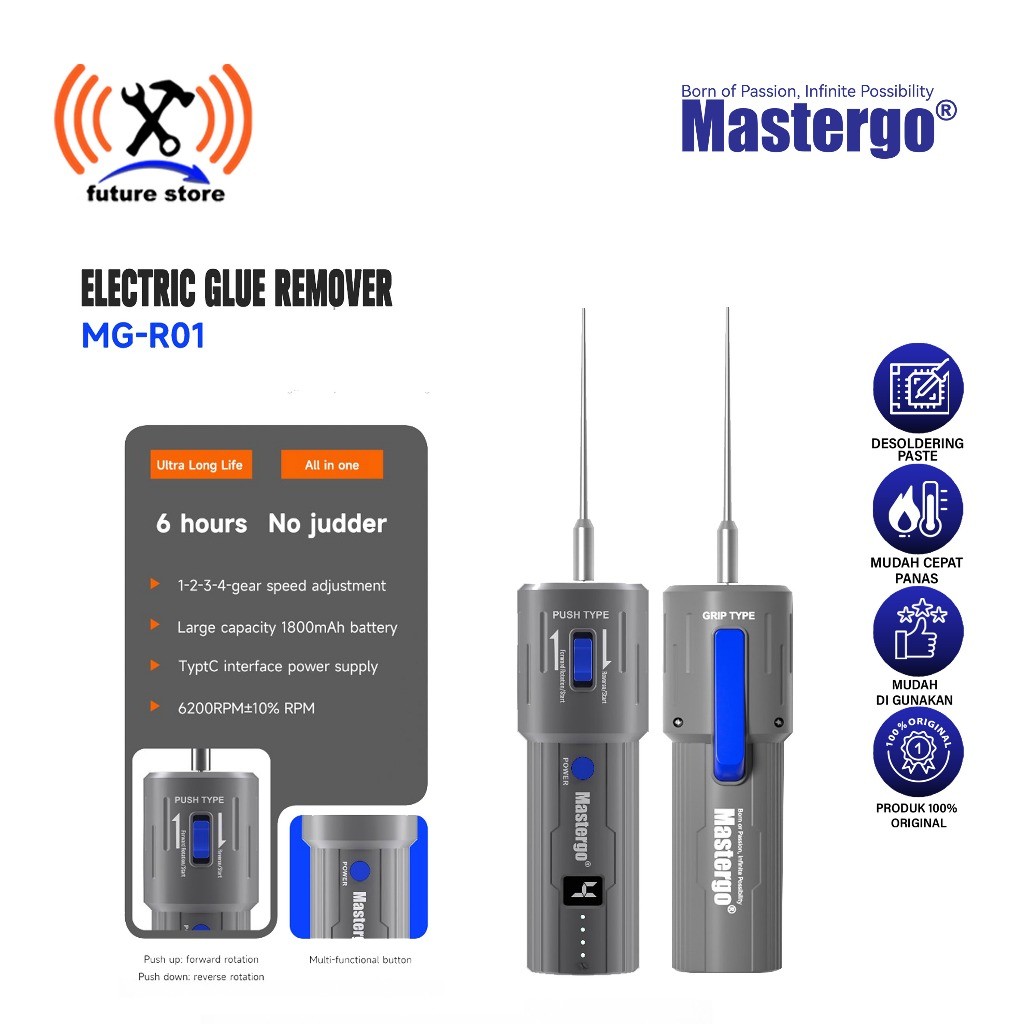 MASTERGO MG-R01 GLUE REMOVER ELECTRIC ORIGINAL - ALAT PEMBERSIH PCB/IC - PENGHAPUS LEM/LCD - GLUE RE