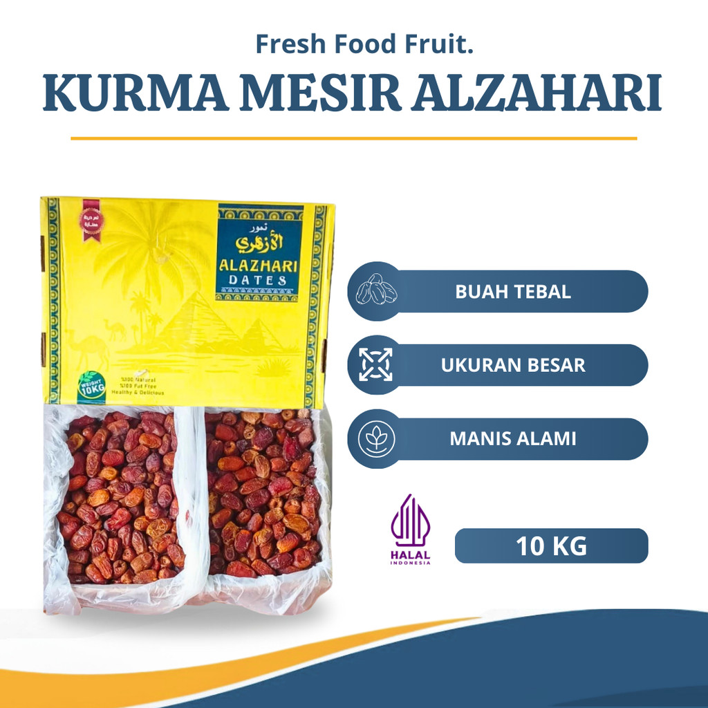 

Kurma Mesir Golden 10 Kg Oleh Oleh Haji Umroh Kurma Golden Mesir Organik Premium Manis Lembut 10Kg