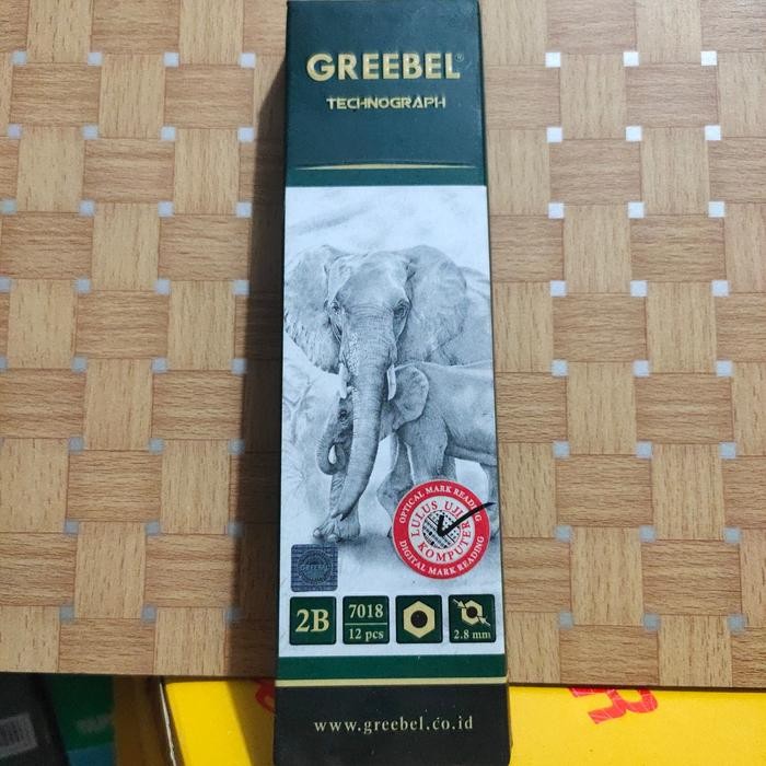 

pensil greebel 2b technograph 7018 / lusin