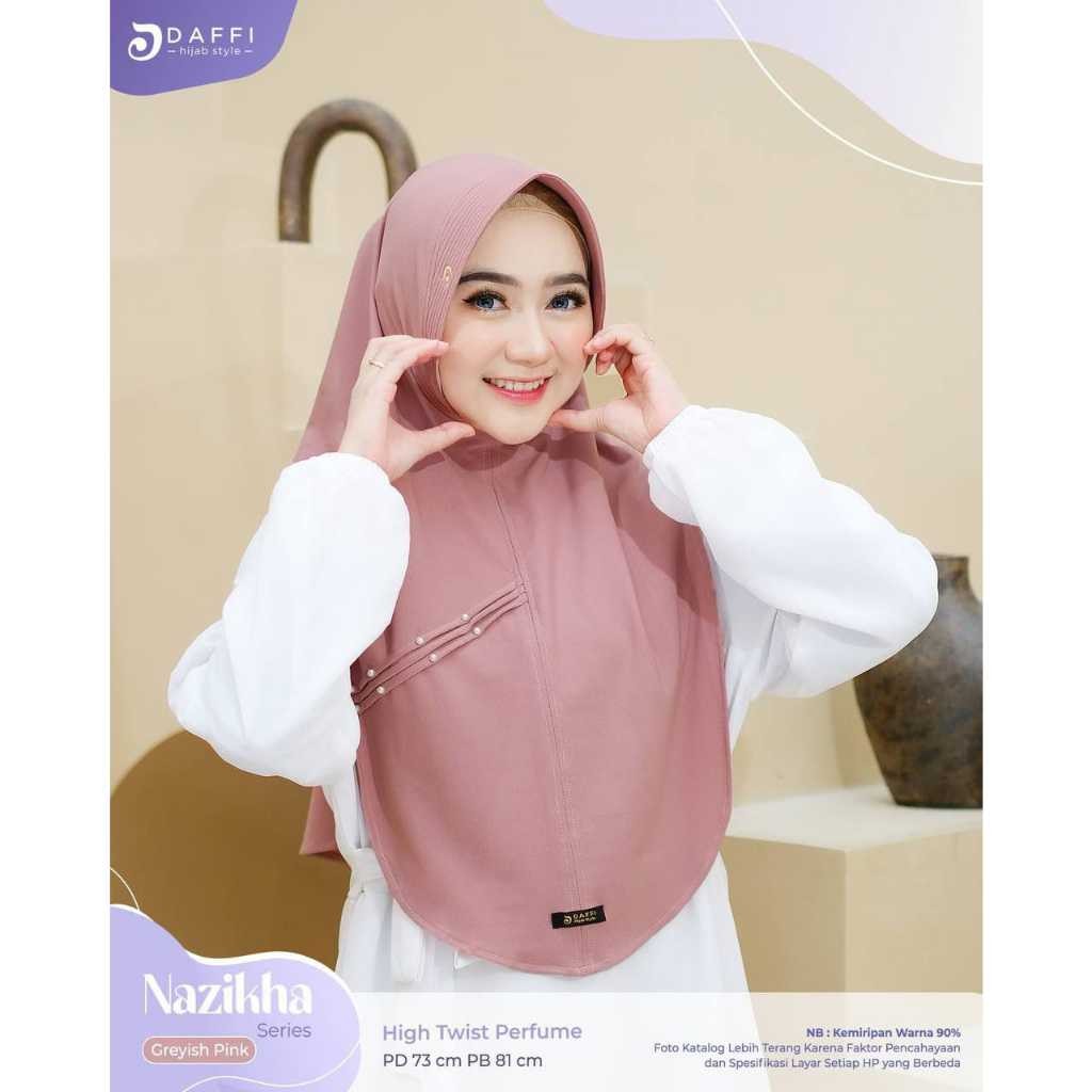 Daffi Hijab - Bergo Nazikha Jersey Elegan