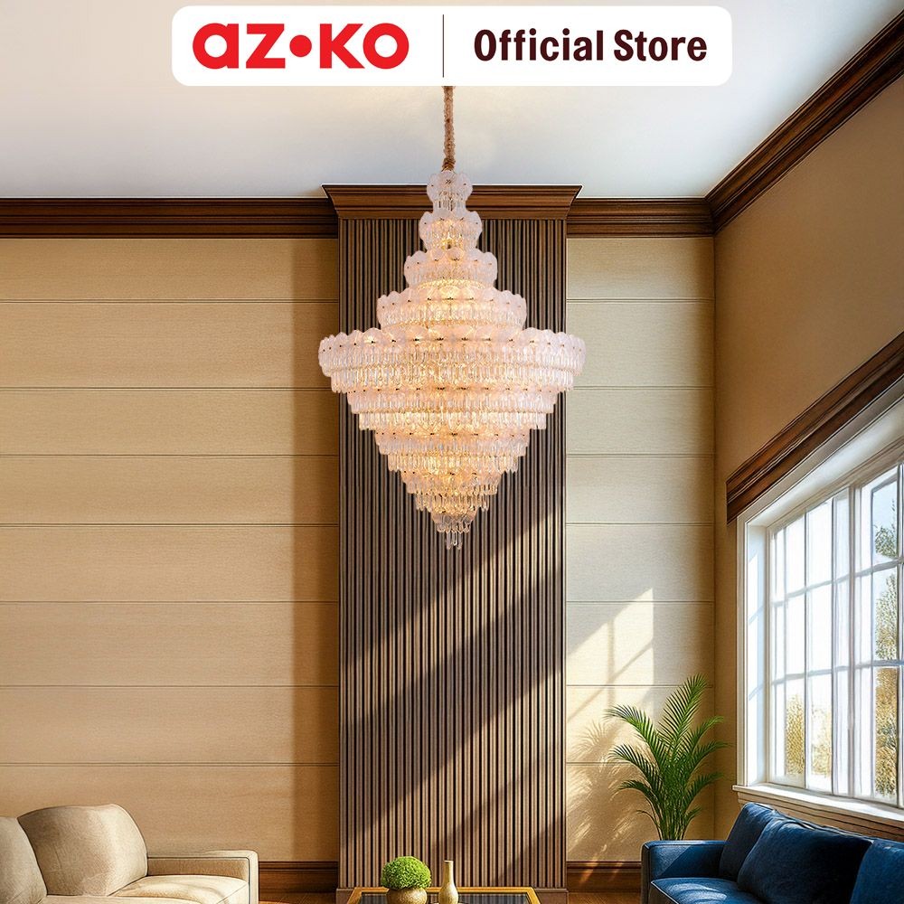 AZKO Eglare Victoria Lampu Gantung Hias 66L E14 Pendant Light Lampu Tangkai Hanging Lamp Plafon Ligh