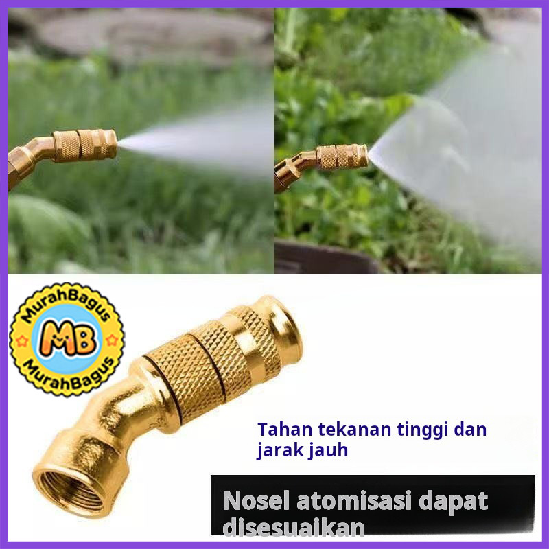 Alat penyemprot listrik pertanian, nosel tembaga khusus, aksesori alat penyemprot listrik, mesin pes