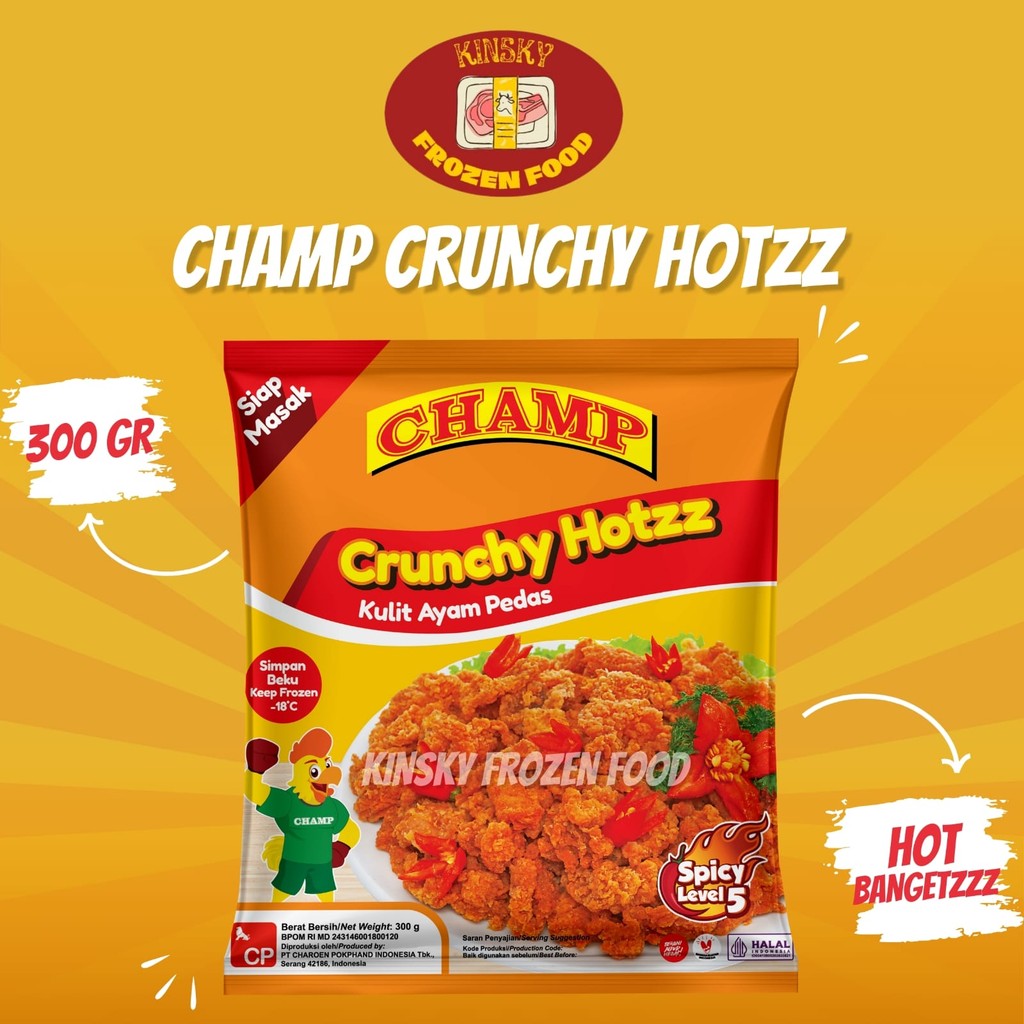 

CHAMP CRUNCHY HOTZZ 300GR