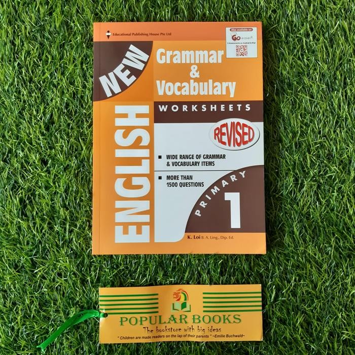 

Primary New English Grammar & Vocabulary Worksheets - Primary 1