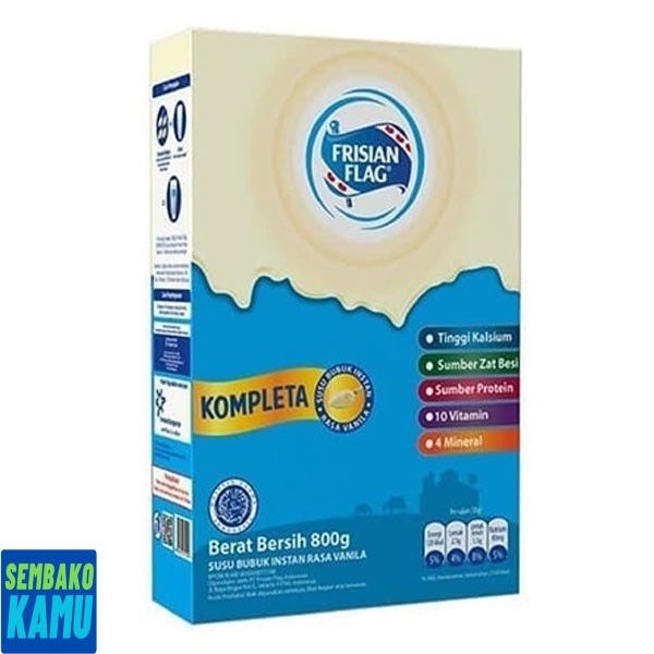 

Bendera Instant Vanilla Box 800 gr - Susu