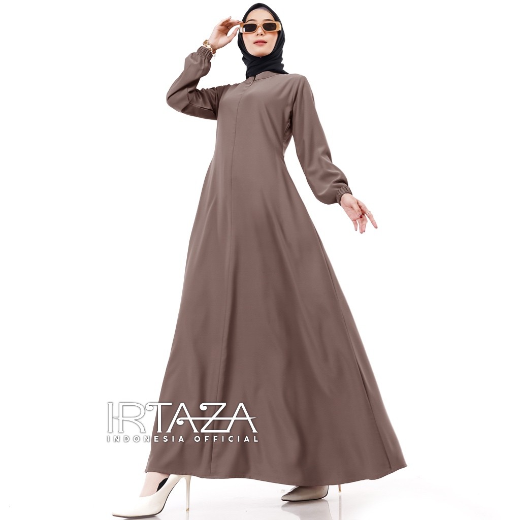 Vinolia Dress Gamis Polos Slim Fit Premium Marbella Silk Barbara Silk