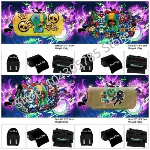 

Anime Accessories Printed Flap Pen Bag Stationery Box Pencil Case Primary and Secondary School Student School Bag Cartoon