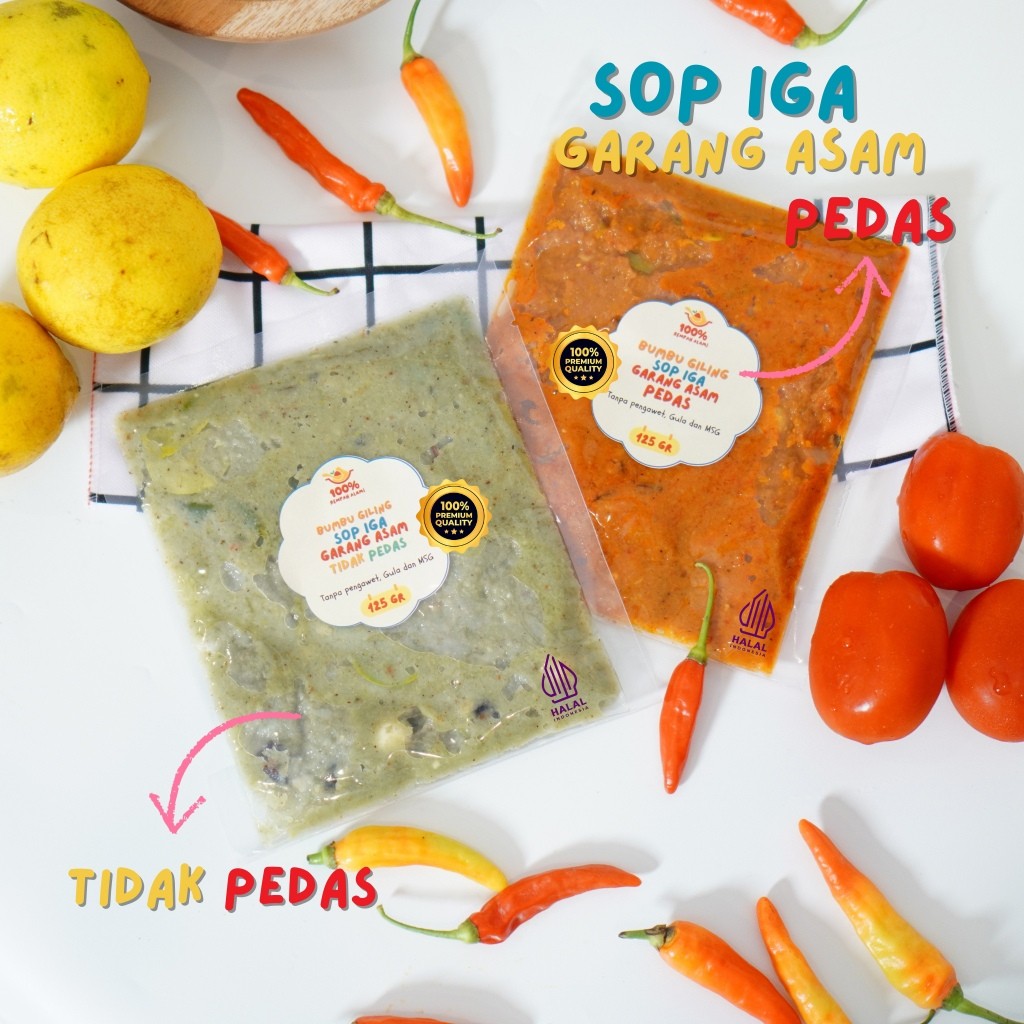 

Ladaloka - Bumbu Giling Masak Sop Iga Garang Asem Instan Sup Kaldu 125gr