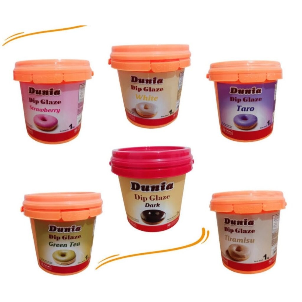 

Dunia Dip Glaze Topping Donat 1kg All Variant