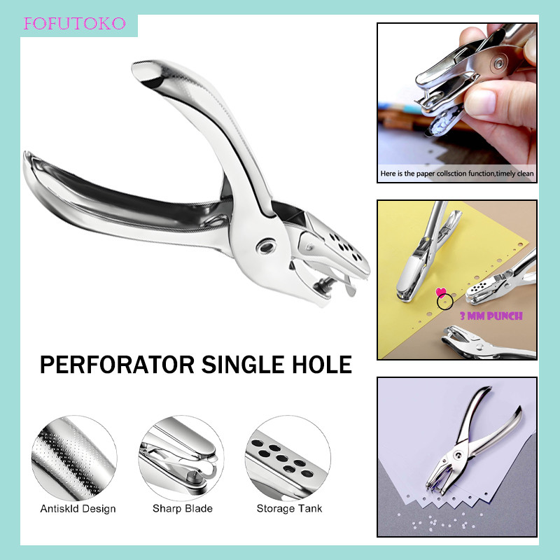 

One Hole Hang Tag Puncher Circle / Hang Tag Satu Lubang Puncher / Perforator Single Hole / One Hole Punch