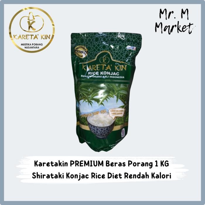 

PROMO! Beras/Nasi Porang Instan / | Kareta'Kin Premium 1kg