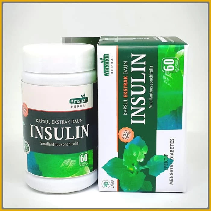 kapsul insulin ORIGINAL obat PALING  HERBAL diabet PALING MANJUR - Wantong.ID