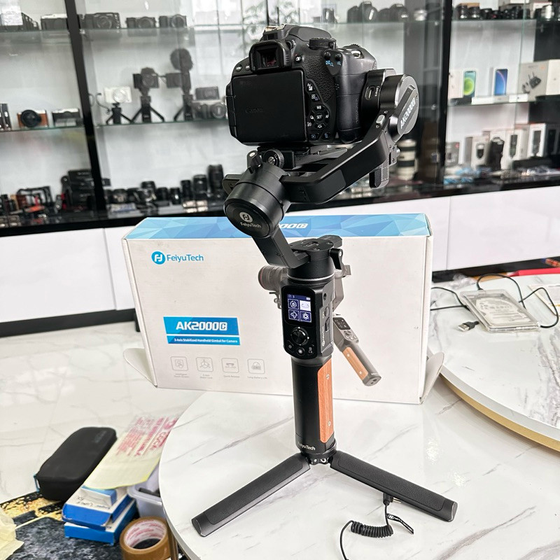 Gimbal Stabilizer Feiyu AK2000C 3-Axis Quick Release Fullset Box For DSLR/Mirrorless
