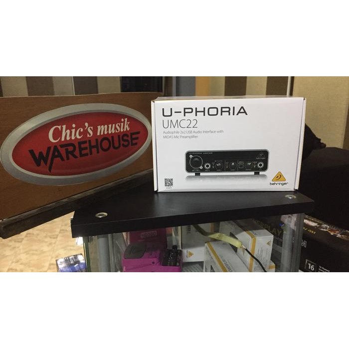Audio interface behringer umc 22