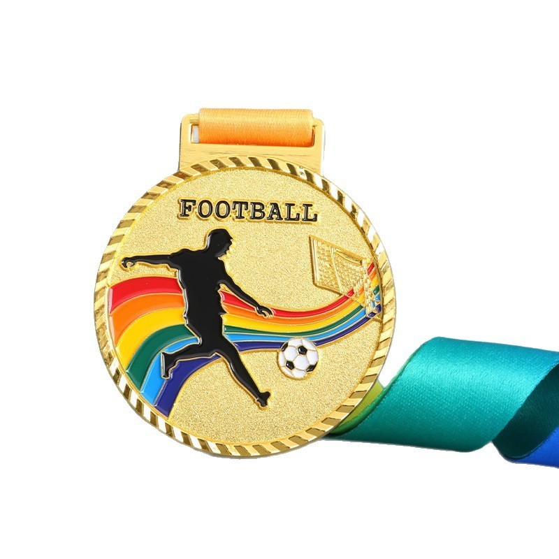 Medali Juara 123 Medali Logam Mendali Sepak Bola Kejuaraan Lomba Medali Emas Perak Perunggu Medali