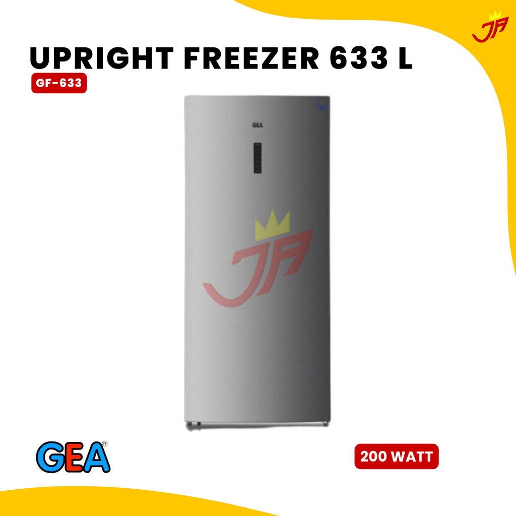 GEA Upright Freezer GF-633 - Freezer Upright 633 Liter Kapasitas Besar Inverter No Frost