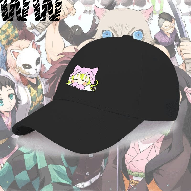 WW Topi/Topi Merchandise Anime Demon Slayer Tanjiro Dua Dimensi Zenitsu Inosuke Topi Baseball/Unisex
