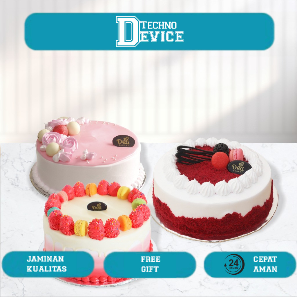 Whipping Tart Dea Bakery diameter 18 cm - Kue Tart Ulang Tahun