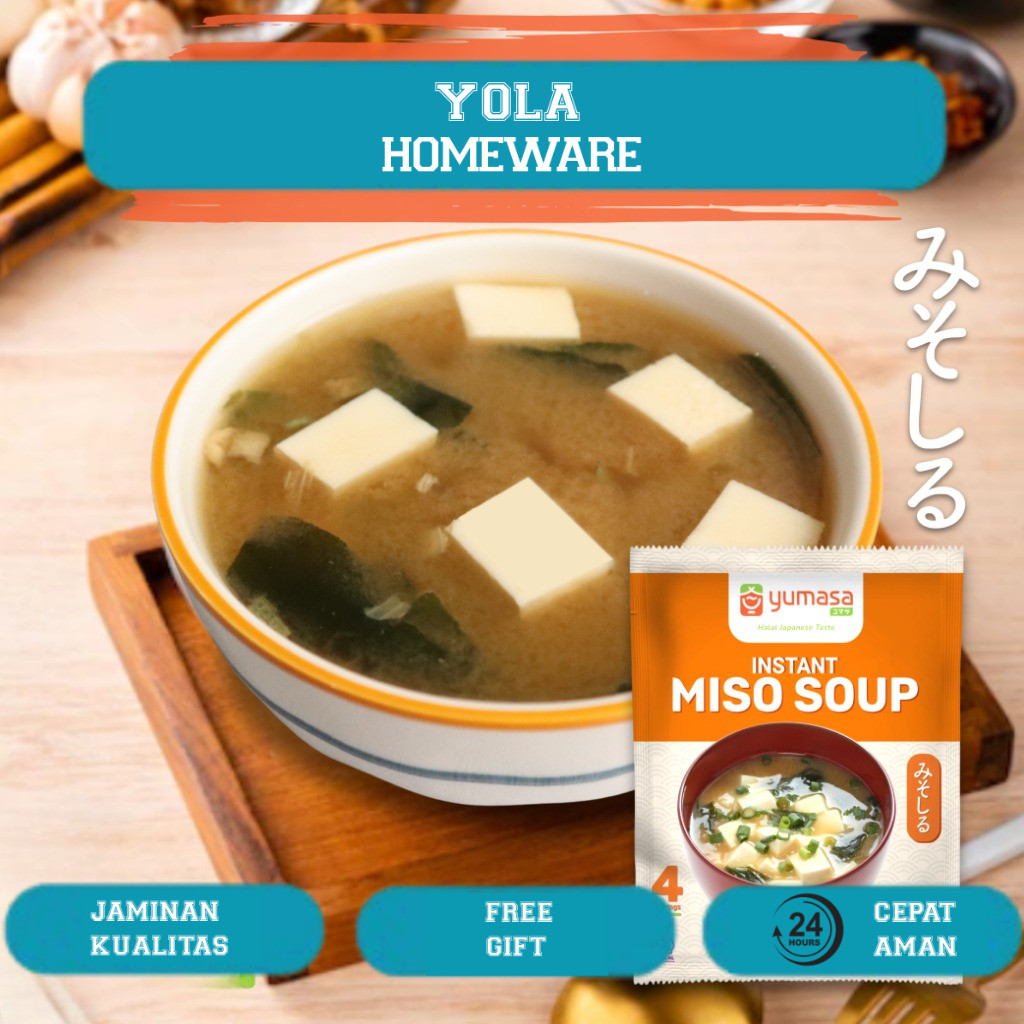 

YUMASA Japanese Miso Soup Instant | Sup Miso Jepang Halal 50gr