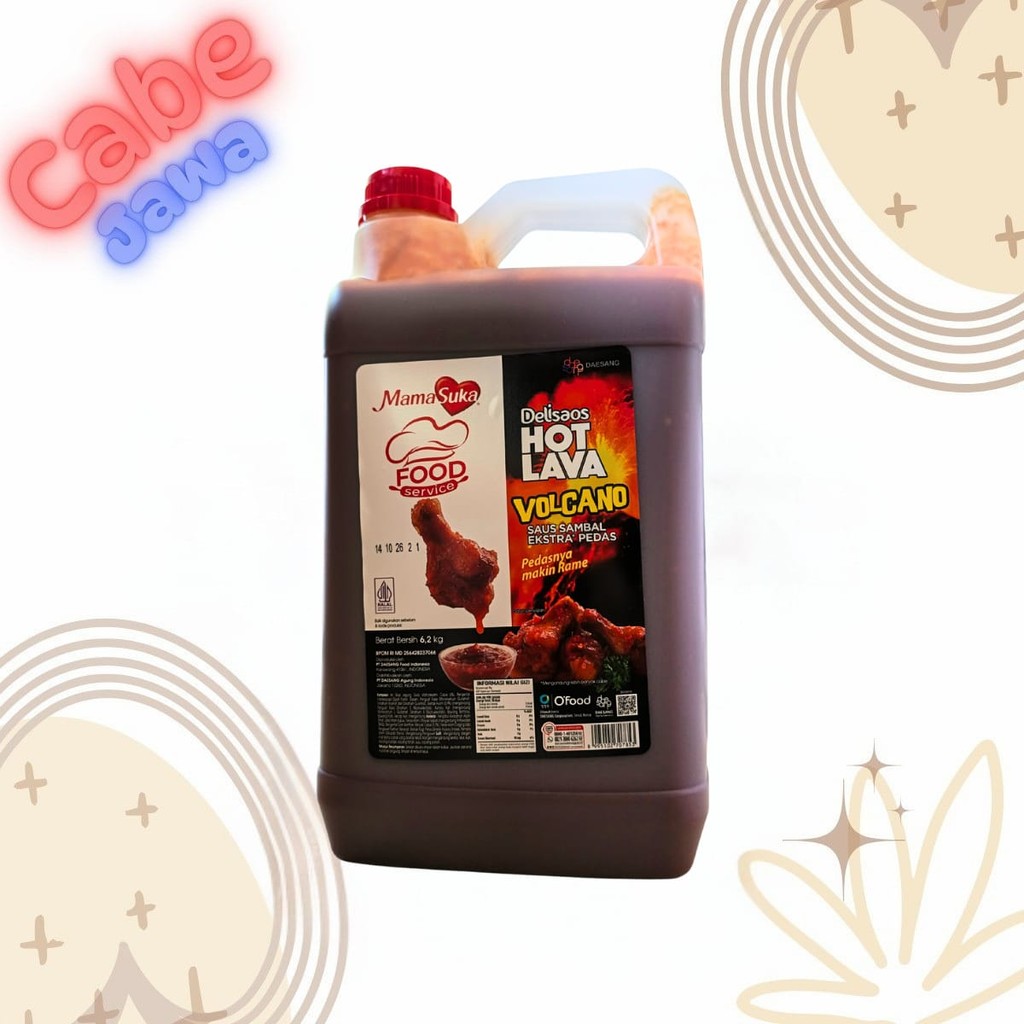 

Saus Hot Lava Volcano 6,2 Kg Jirigen