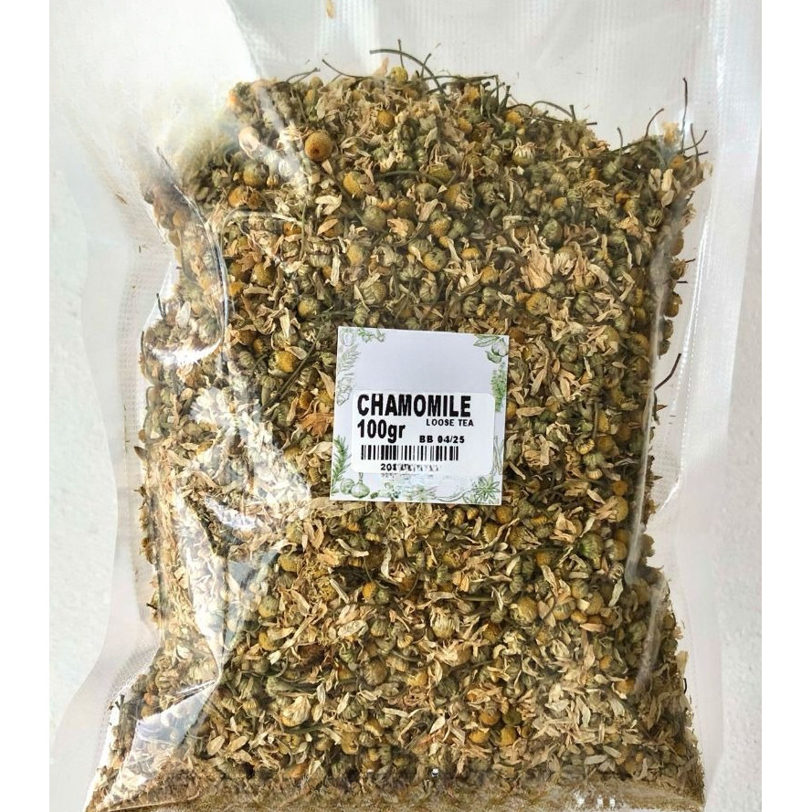 

Teh Chamomile / Teh Bunga Chamomile Kering / Chamomile 100gr / Dried Chamomile tea 100gr / Chamomile Buds