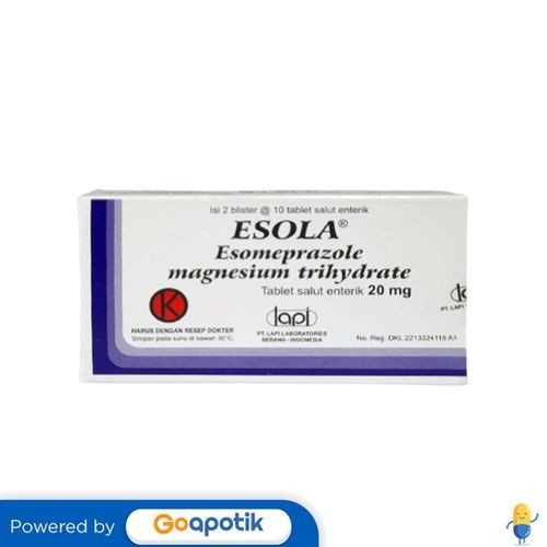 Esola 20 Mg Box 20 Tablet