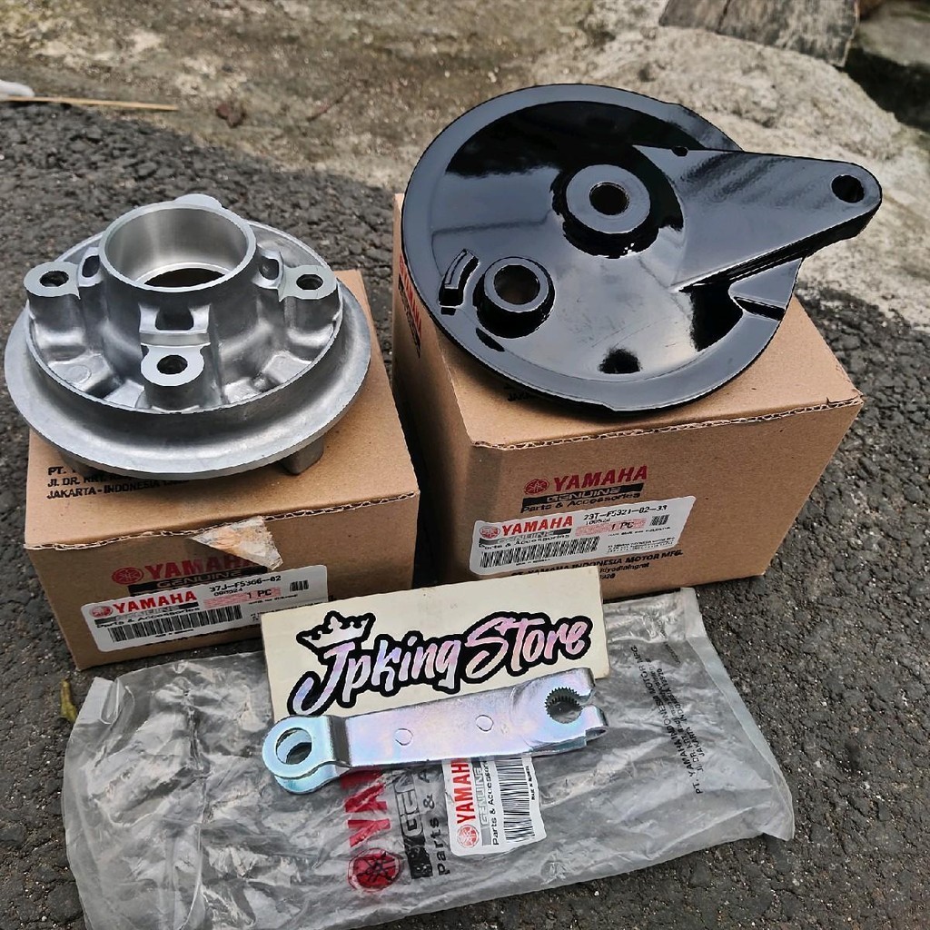 PANEL TUTUP TROMOL BELAKANG F1ZR JUPITER LAMA VEGA LAMA CRIPTON SET NAPGIR DAN PAHA REM ORIGINAL YAM