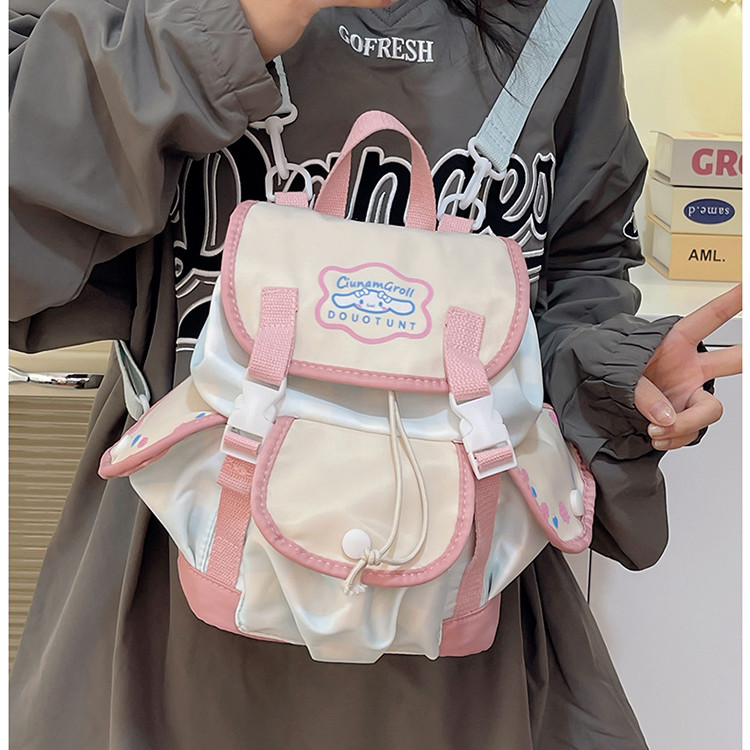 YAHAO-Tas bahu donat / tas sekolah siswa / tas tas / ransel mini / Tas selempang Cinnamoroll wanita