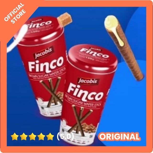 

Finco wafer stick Brown Sugar Jacobis 150gr