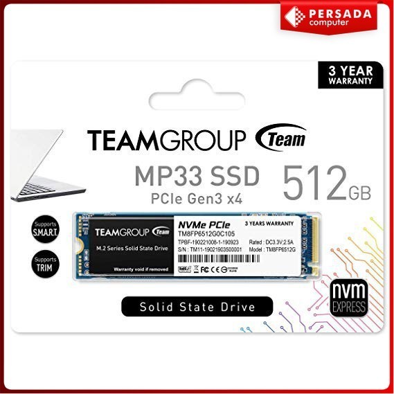 LAKU Team MP33 512GB SSD NVMe M.2 / M2 512 GB - NVMe 512GB