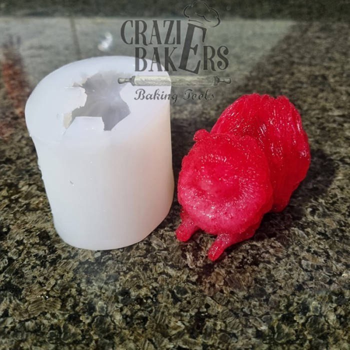 Best[Promo] Cetakan Silikon Anjing Dog 3D Putih - Pomeranian