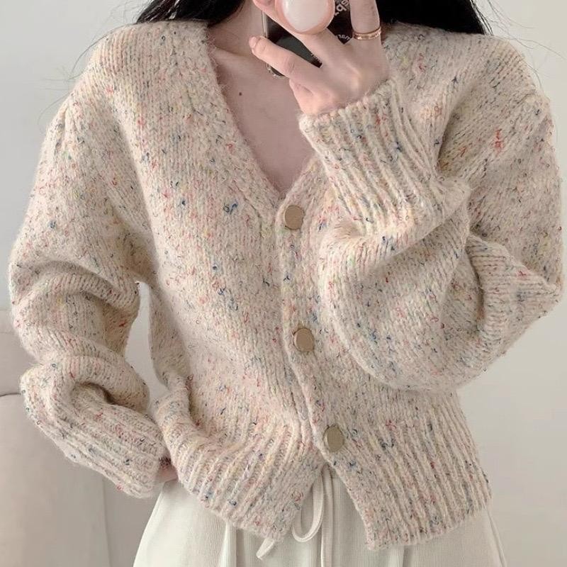 aesthethings - AEGI CARDI | Atasan Wanita Lengan Panjang Longsleeve Kardigan Korea Fashion Knitwear 