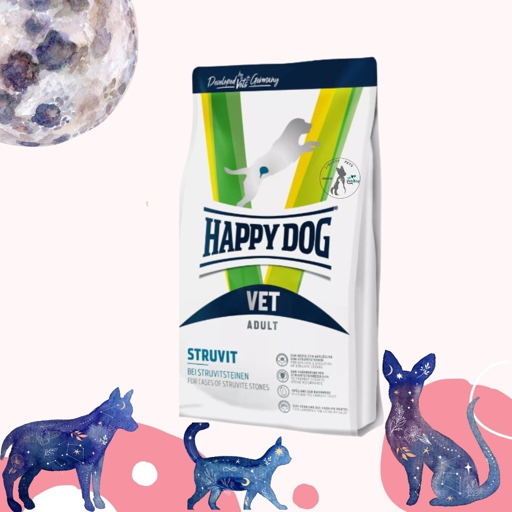 Happy DOG Struvit (Urinary S/O) Dry Food Freshpack 4Kg Makanan Kering Anjing Sakit Kencing
