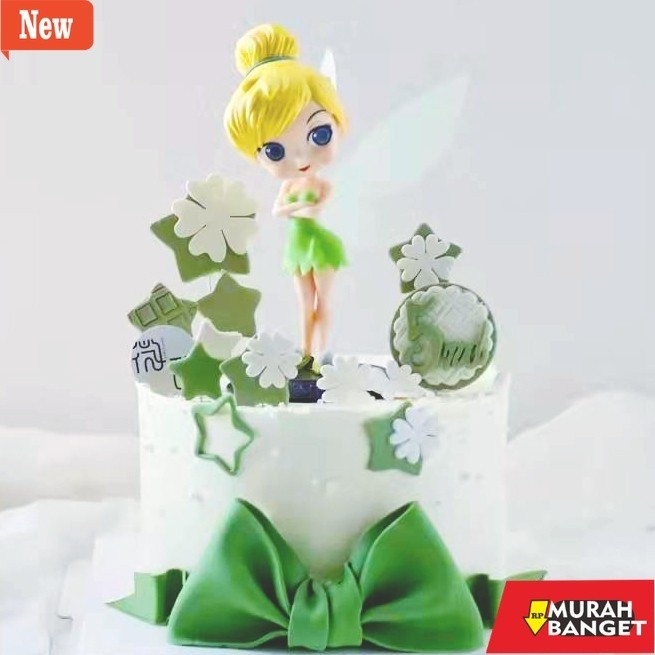figure mainan pedang yg lagi viral- FIGURE TINKERBELL/ TOPPER CAKE TINKERBELL KUALITAS PREMIUM/ PRIN