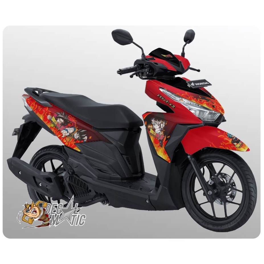 [Decal Anime]  Stiker Decal Full Body Honda Vario Click 125 / 150 OLD / NEW Dragon Ball