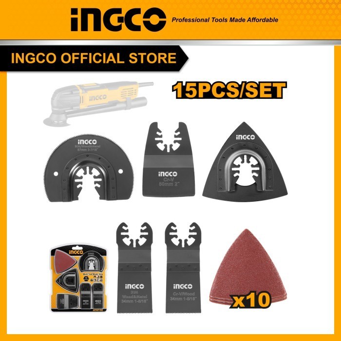 Mata Mesin Multifungsi Set Multi Tool Blade Set INGCO AKTMT1502