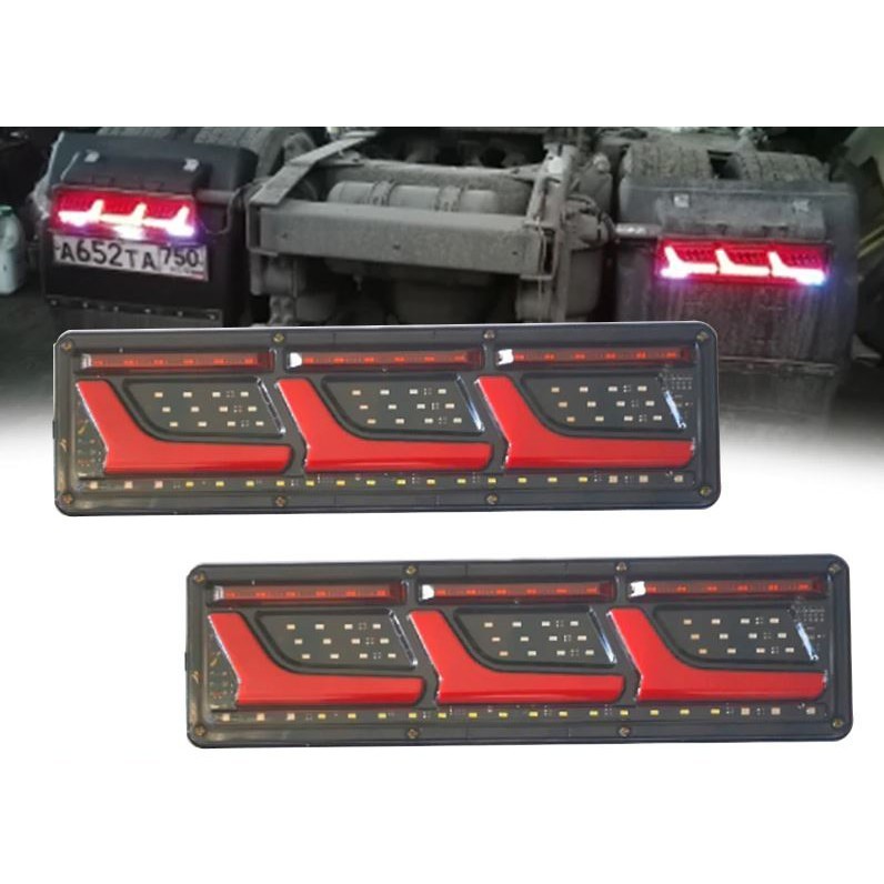 Lampu Variasi Stop lamp Mobil Truk Stop lamp Lampu Rem Belakang Truck Pistol 24 Volt