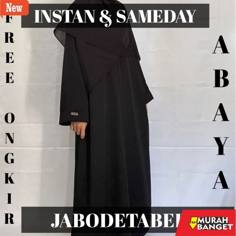 abaya shopee haul 2024 (Bisa Instan) Abaya Turki Polos | Abaya Arab Polos | Gamis Turki Polos | Gami