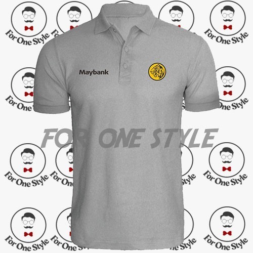 POLO SHIRT MAYBANK - Poloshirt Maybank - Kaos Maybank Kaos Bank - Custom Polo - Foronestyle// PROMO 