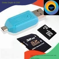 

JA OTG 2IN1 MICRO USB CARD READER 2 SLOT OTG MINI 2IN1 FOR MICROSD /SD OTG ANDROID