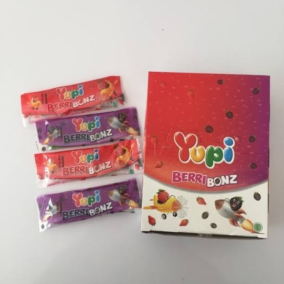 

Permen Gummy Yupi Berri Bonz (1 pack 24 pcs)