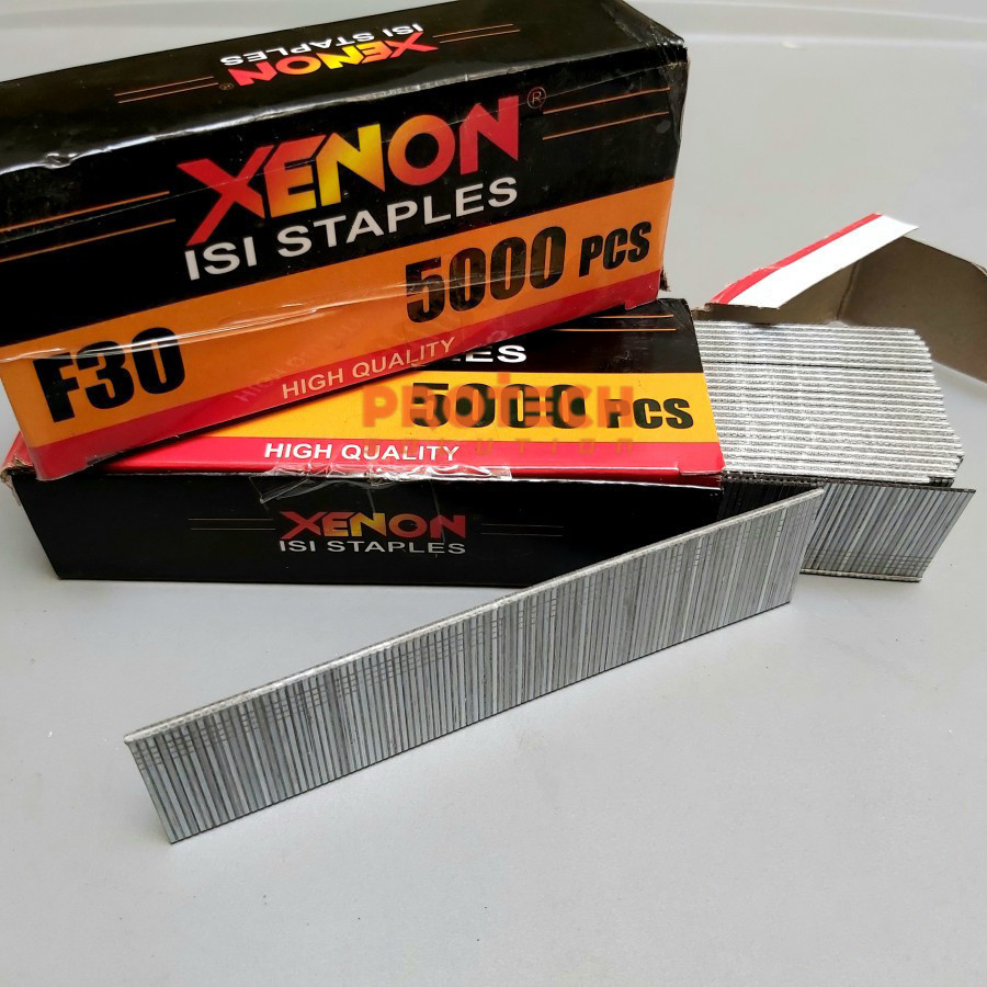 

XENON Isi Staples paku tembak angin F30 F 30 MO finish nail 5000 biji