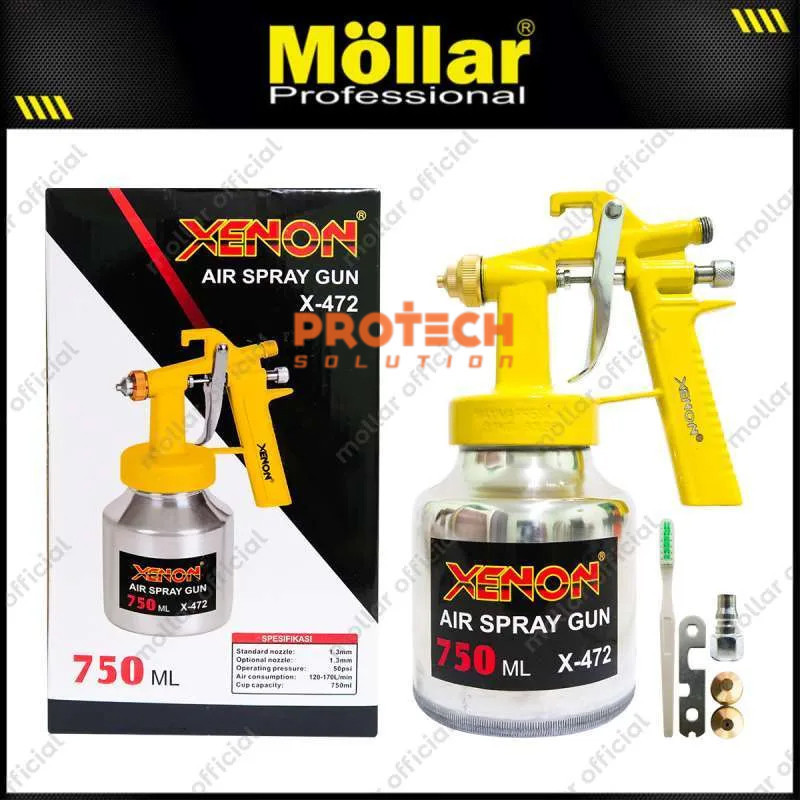 XENON Spray Gun X472 472 Alat Semprot Tabung Bawah